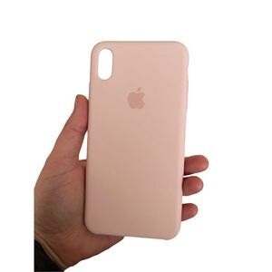 Apple iPhone Max XS Silicone Case Pale Pink